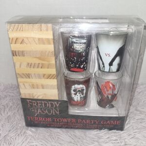 Freddy Krueger A Nightmare Elm Street vs Jason Terror Tower Party RARE Game